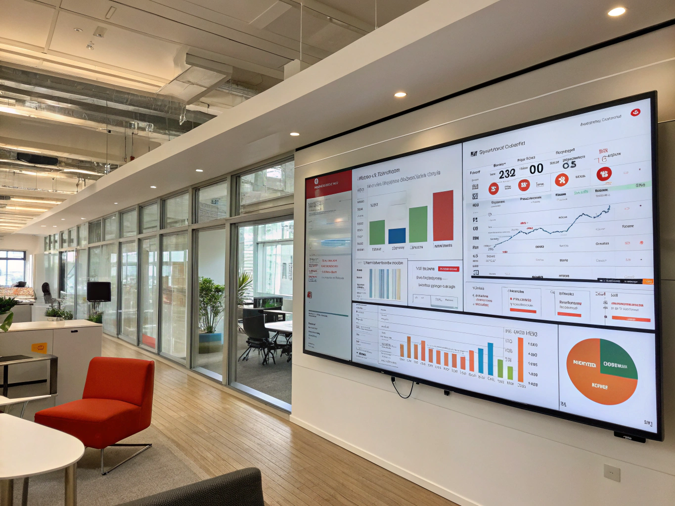 Market trend analysis dashboard